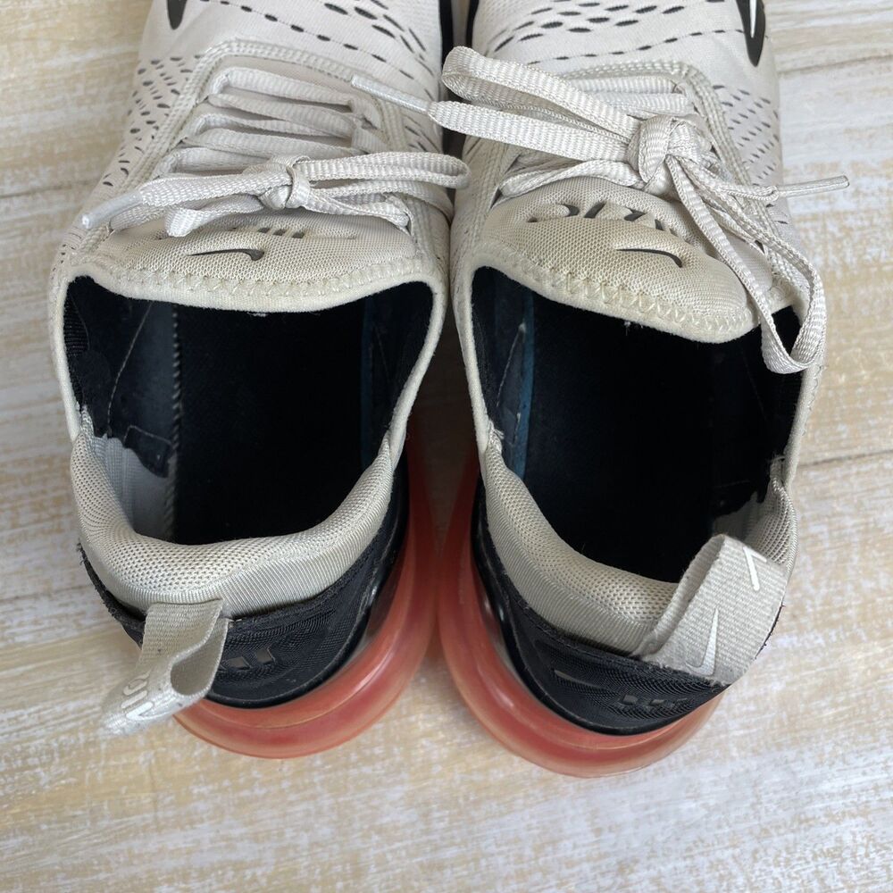 Nike Air Max 270 Men’s Low Top Sneakers White/Black Size US 12 - Picture 6 of 10